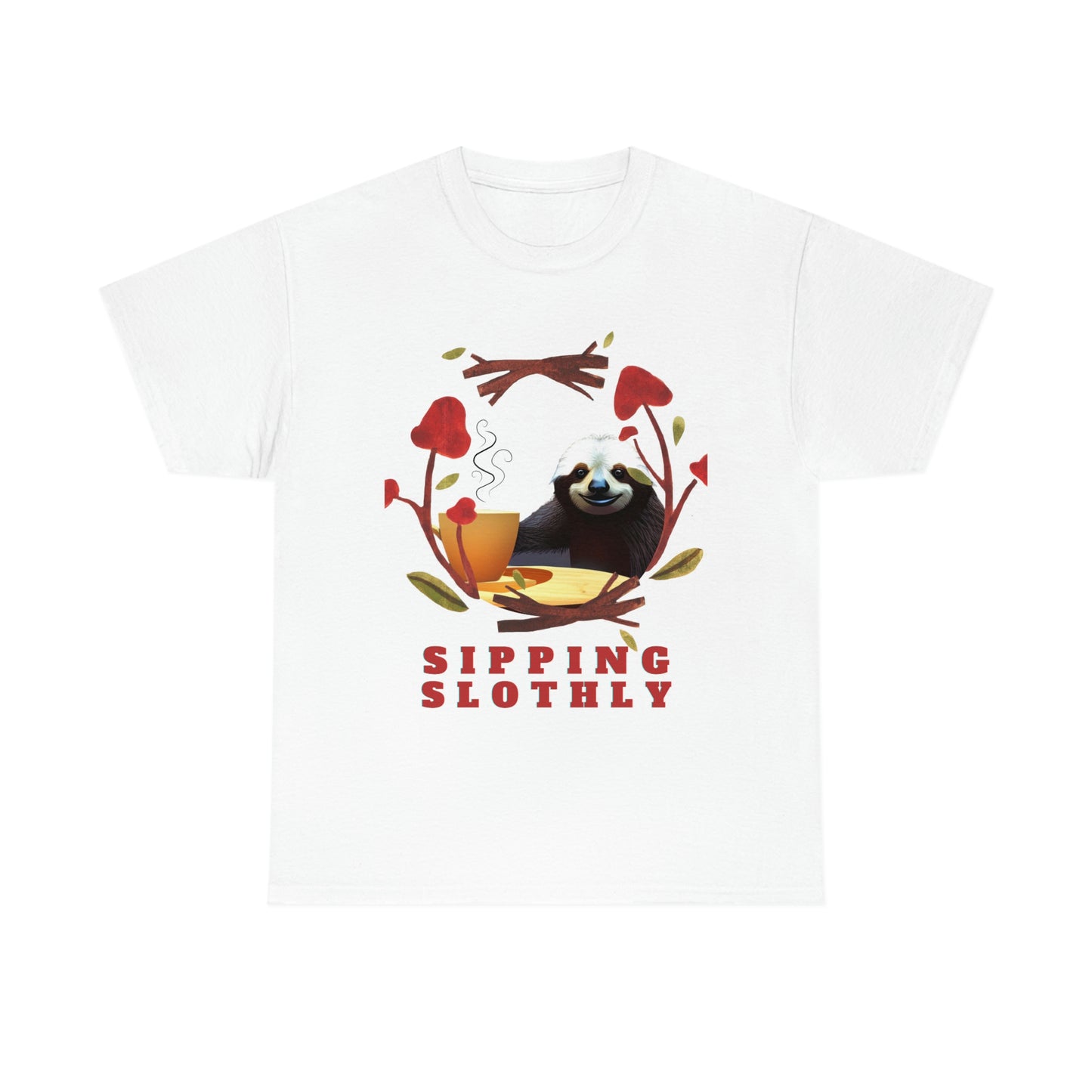 Sloth in the morning before your coffee? Unisex Heavy Cotton Tee