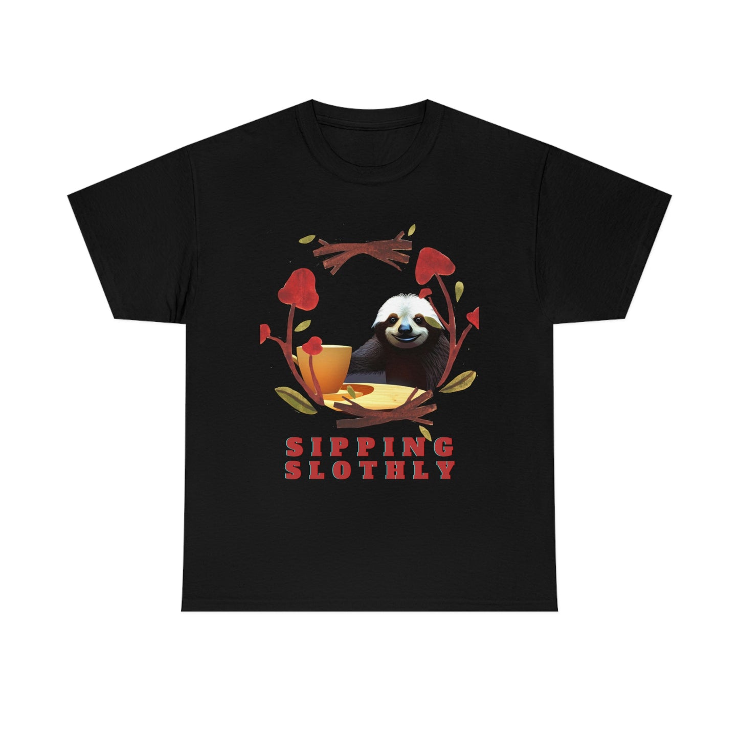 Sloth in the morning before your coffee? Unisex Heavy Cotton Tee